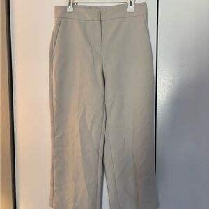 Ann Taylor tan tailored ankle pants.